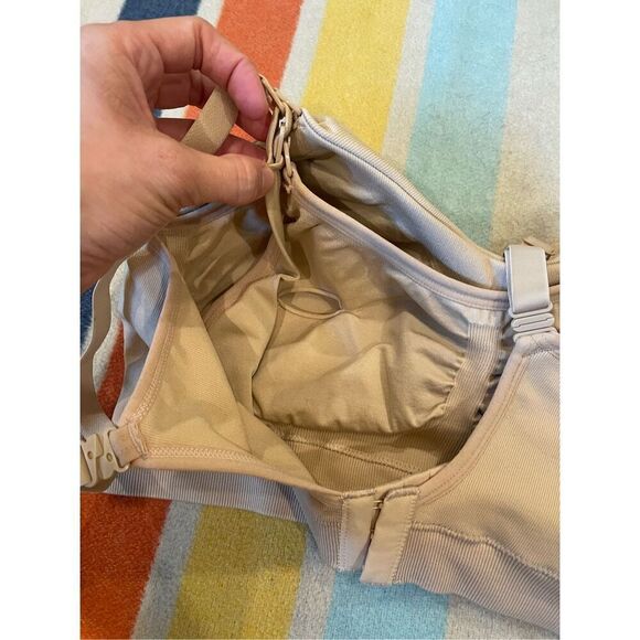 Kindred Bravely Womens Beige Padded Cup Wireless Nursing Maternity Bra Size XL - Picture 3 of 5